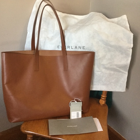day market tote in cognac